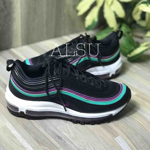 NWT  Nike Air Max 97 Black Grape  W AUTHENTIC - Picture 3 of 8